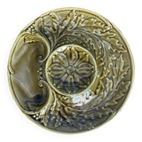 Set of 6 gien artichoke barbotine plates