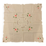Tea tablecloth, handmade, france