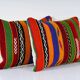 Set of 2 vintage kilim cushion covers 46x61 cm