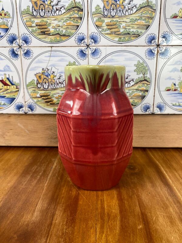 Ancien pichet verseuse  ceramique sang de boeuf asiatique chine chinese 19 ème