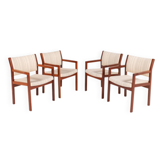 Ensemble de 4 fauteuils design danois par Christian Hvidt pour Soborg Mobelfabrik