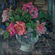 "Roses in the vase" by Pustoshkin painting