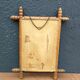Miroir bois imitation bambou