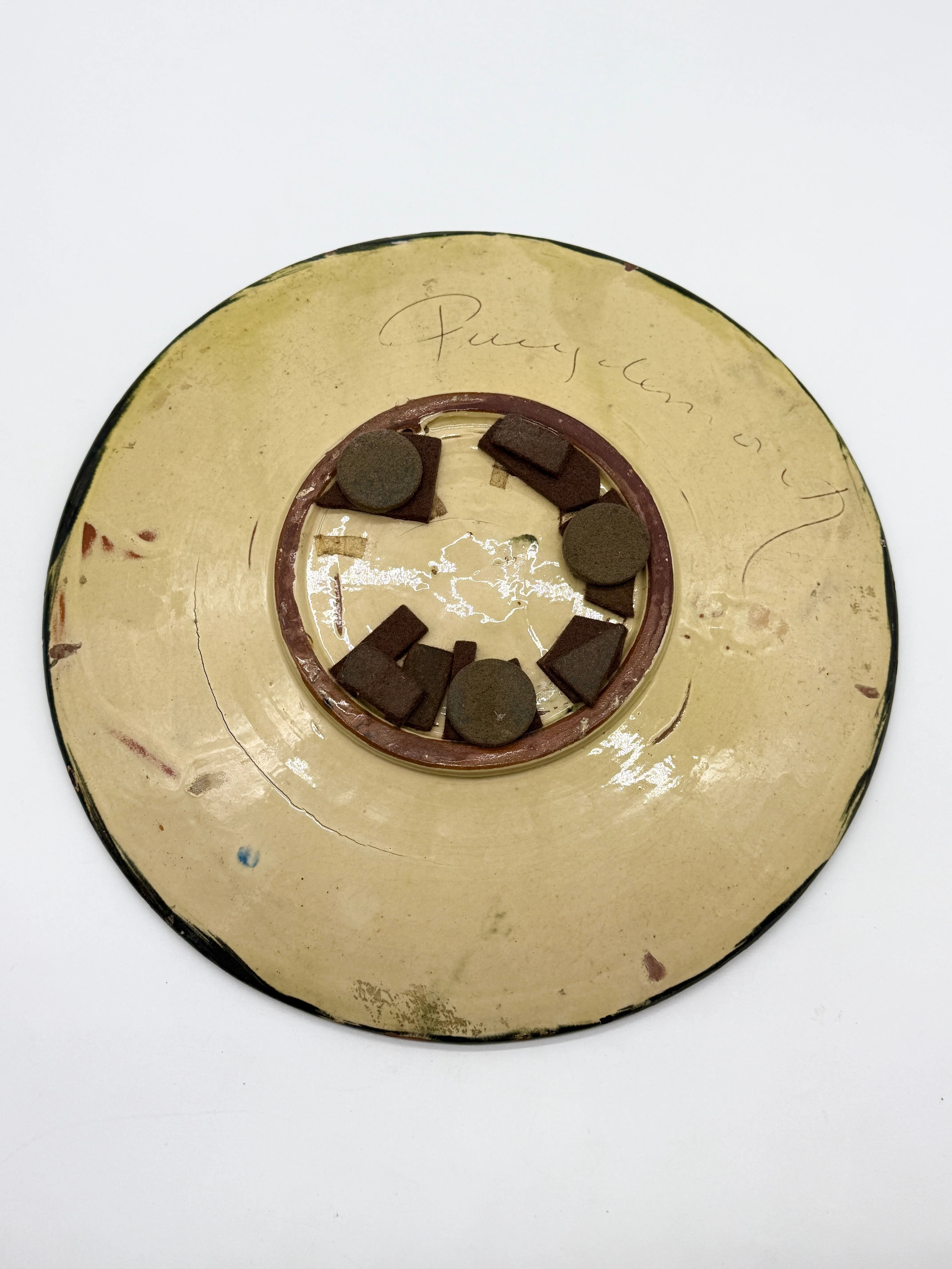 Large wall plate fish – Puigdemont, Catalonia, 1960s