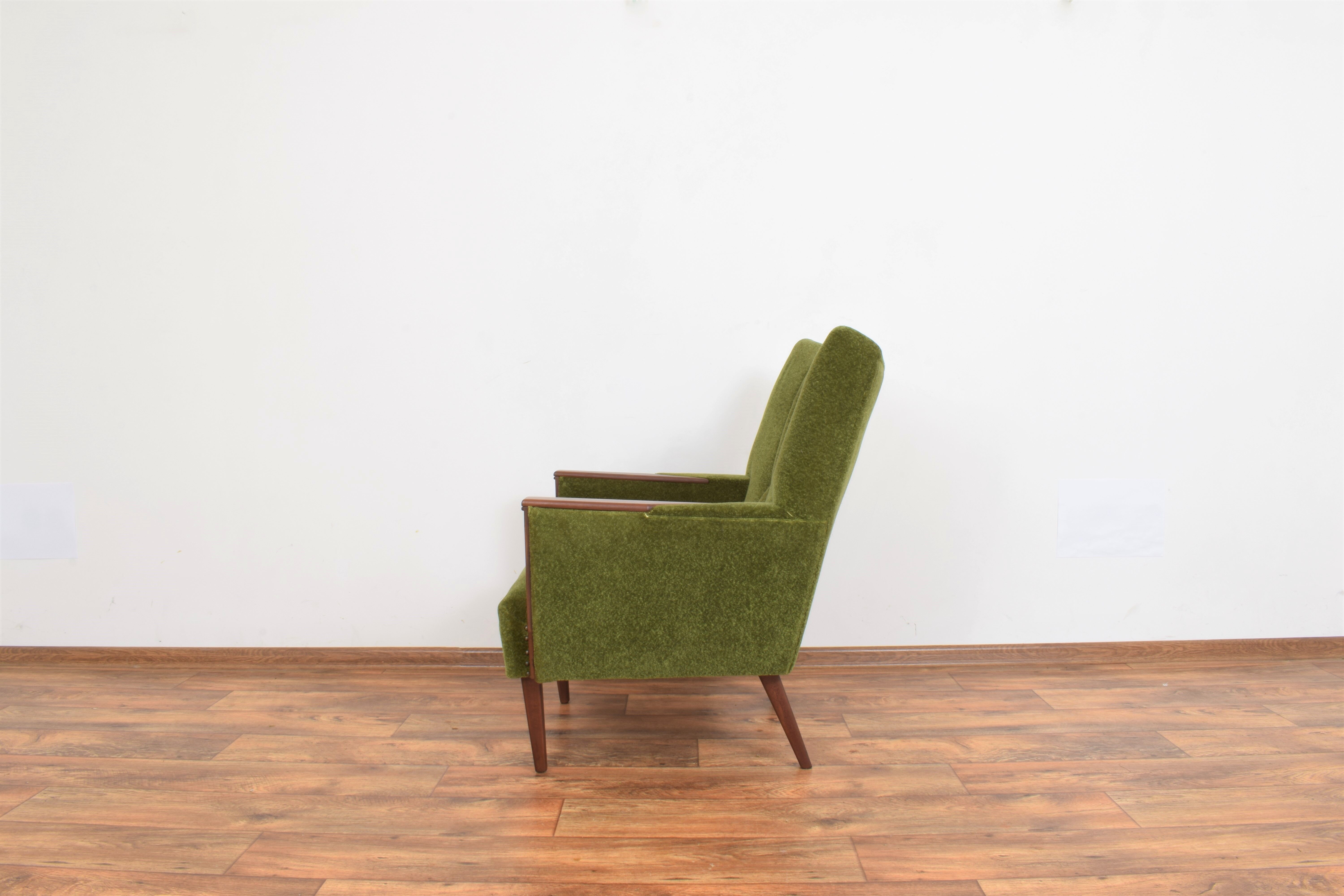 Danish teak armchairs, set of 2