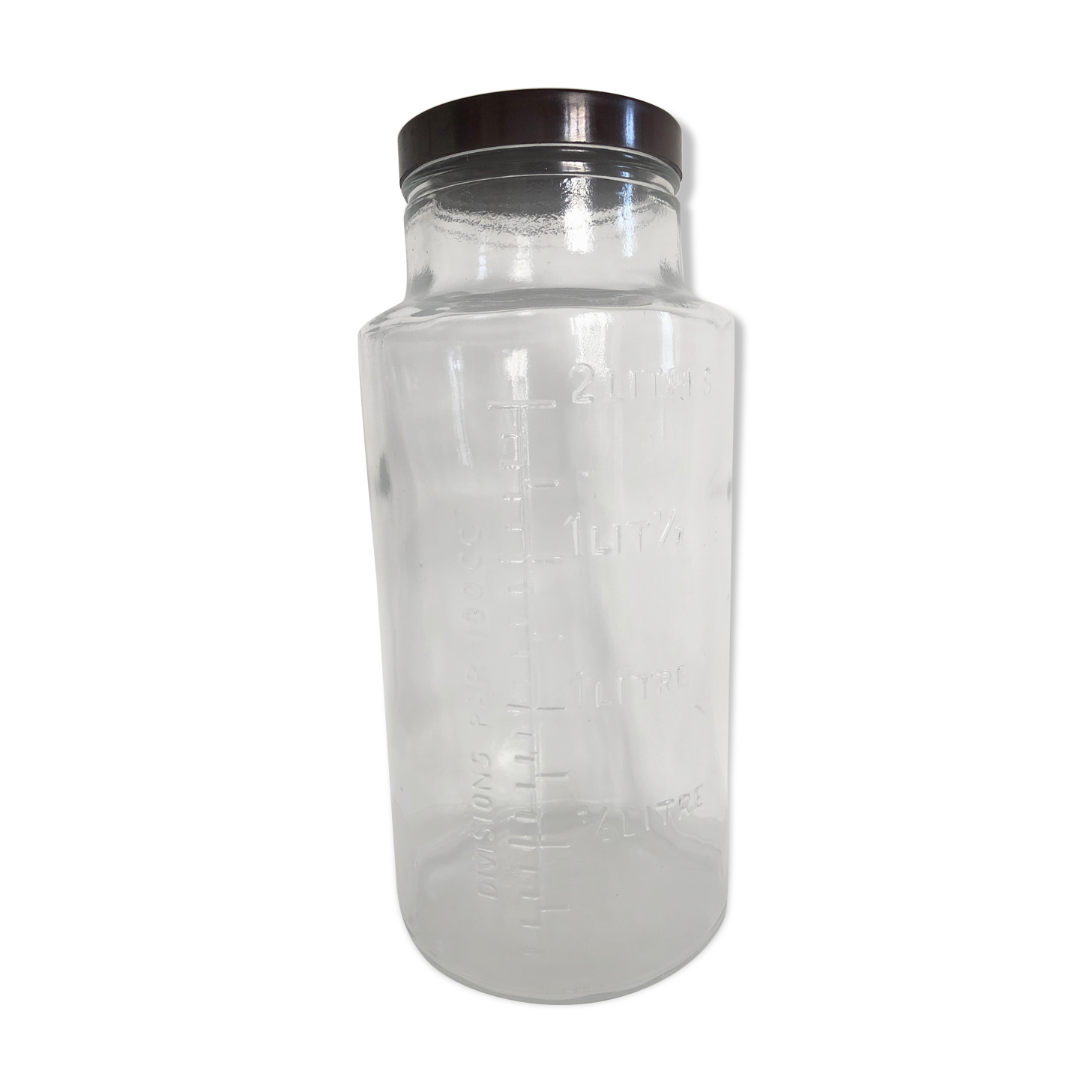 Bocal avec bouchon bakélite - 2 litres