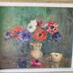 Tableau fleurs -  50x 58cm