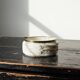 Small alabaster ashtray, vintage Hollywood Regency/Mid Century.