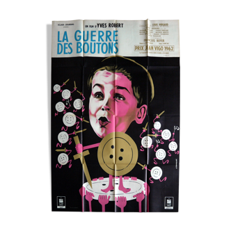 Original cinema poster "War of the Buttons" Yves Robert, Petit Gibus