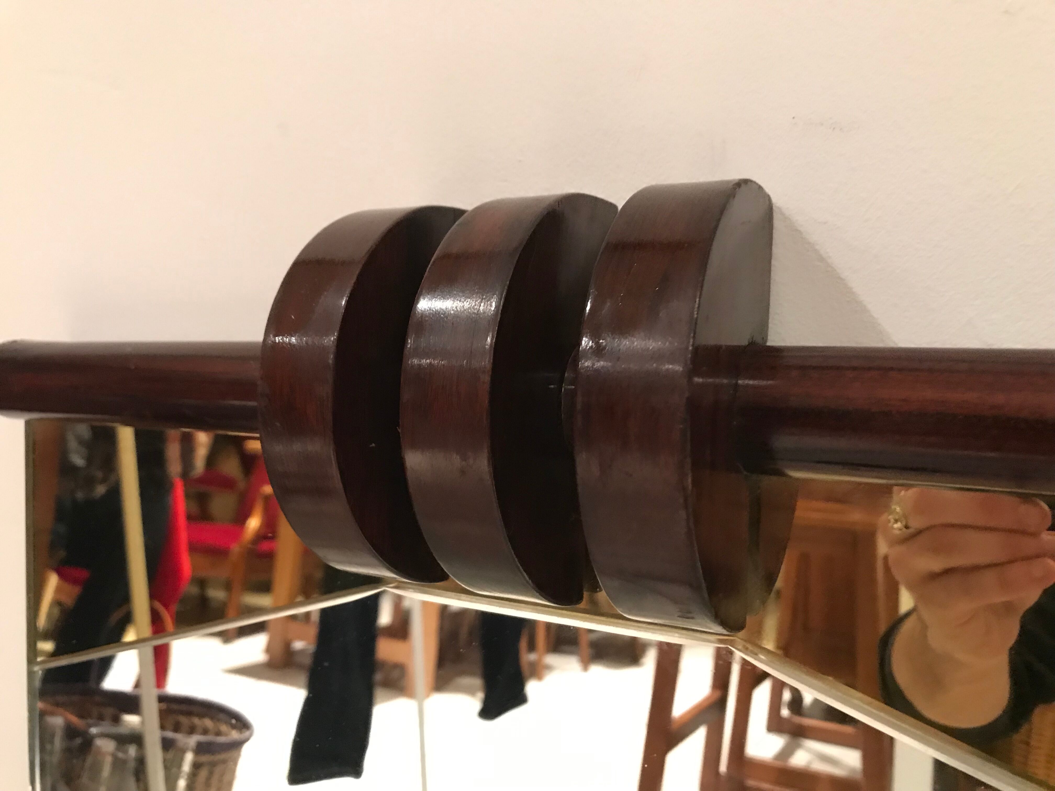 Mirror time art deco 44x77cm