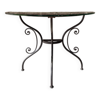 Half moon console