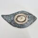 Vintage 1960s fruit bowl, ceramic Fat Lava, signed Vallauris.