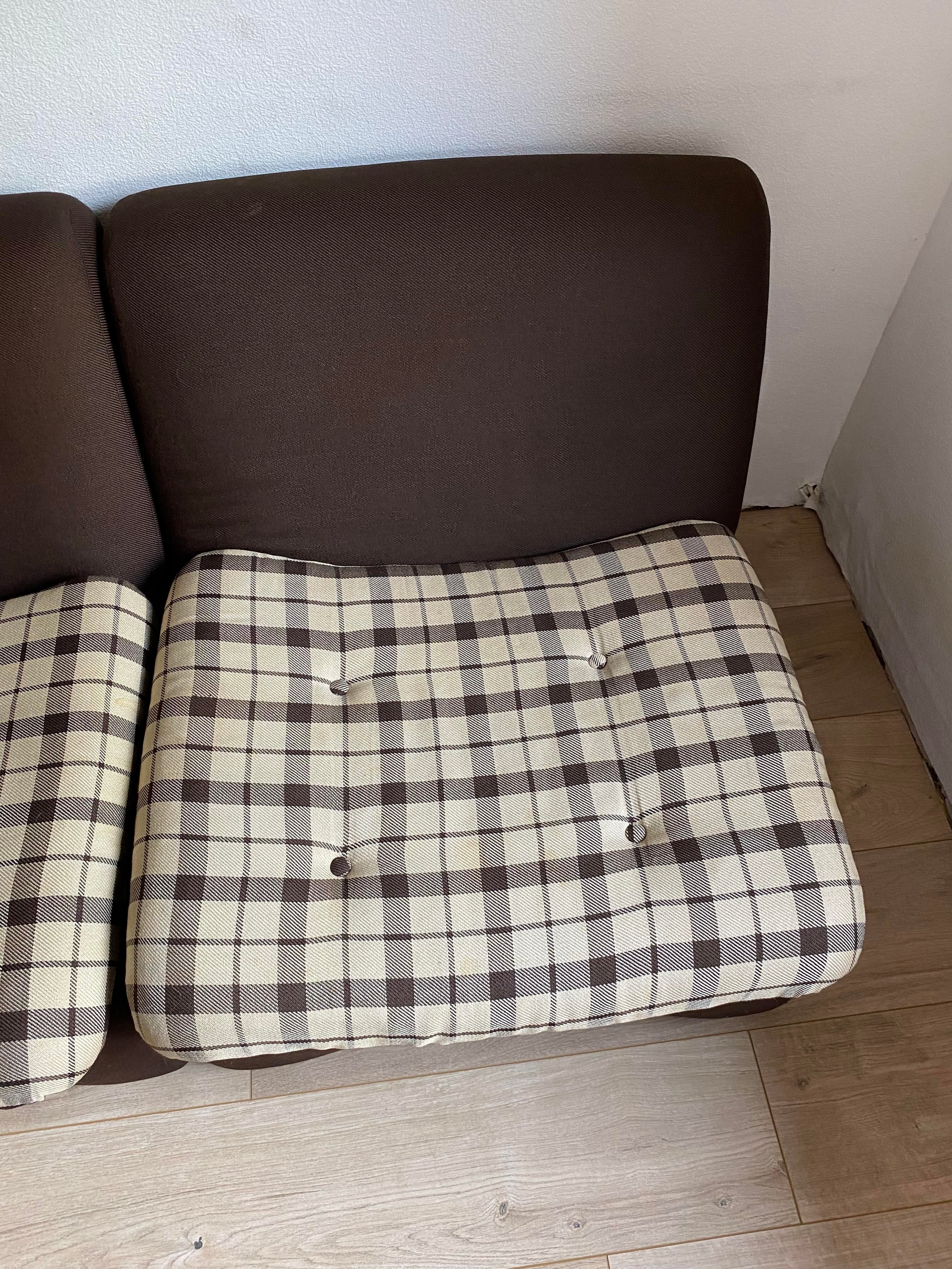 6 armchairs fabric in rigid polystyrene year 50/60