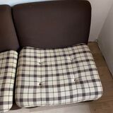 Lot 6 fauteuils tissu en polystyrène rigide année 50/60