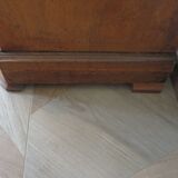 Old - Beautiful solid oak sideboard - 2 doors - 2 drawers in golden oak color