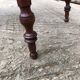 Antique farmhouse table in solid cherry wood with 4 drawers