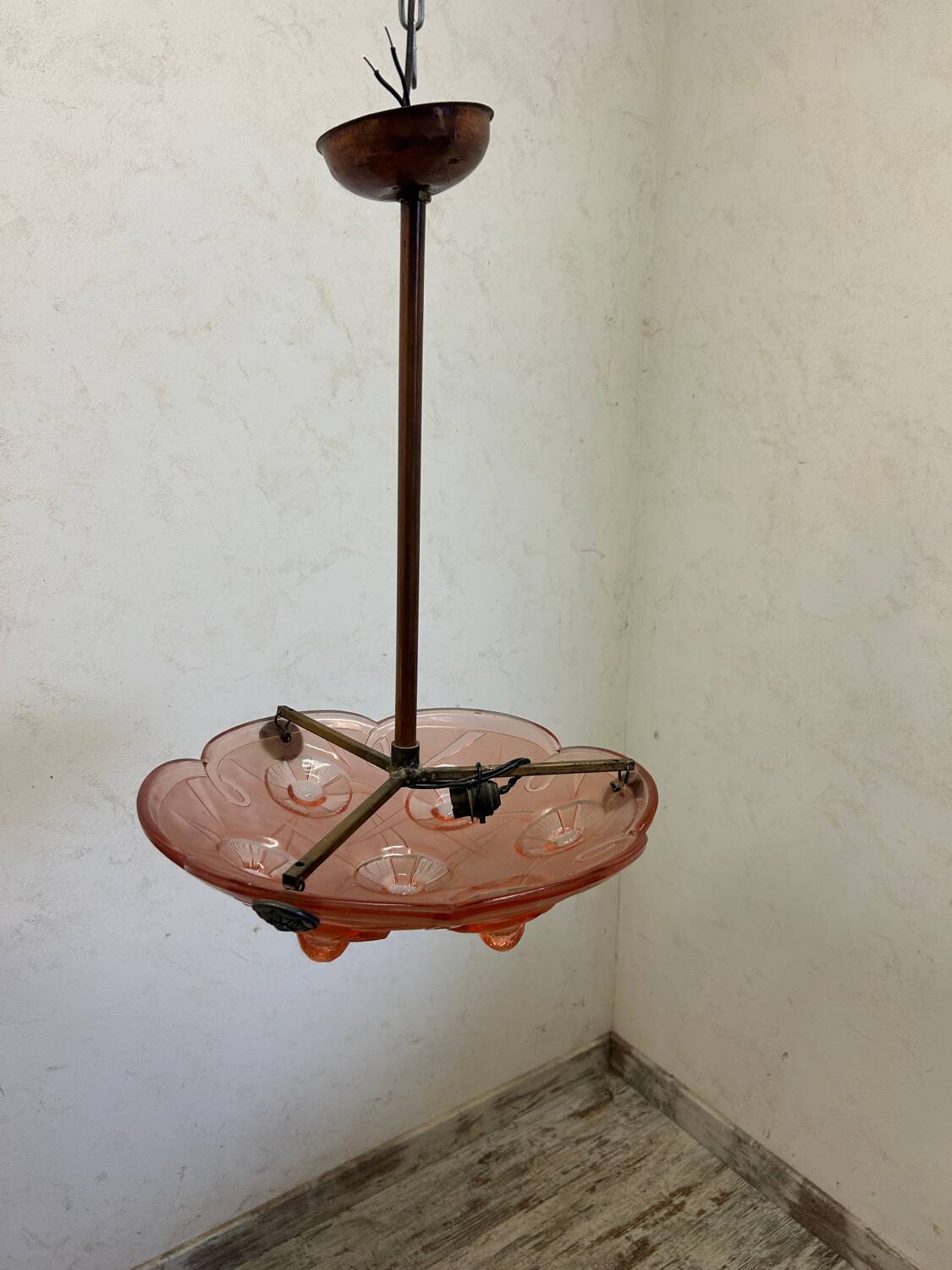 Lustre en verre Degué