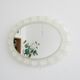 Illuminated mirror acrylic glass - mid century wall decoration