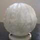 Ceiling lamp wall lamp old globe glass paste white model geometric decoration Ø 16 cm Art Deco 1930