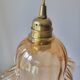 Amber glass pendant light