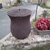 Large basket with lid