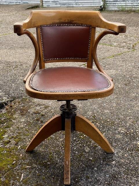 Wooden office chair