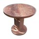 Table bistro ronde en bois vintage