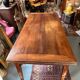 Rustic solid wood table: Elegance and functionality for your family meals, 19th century.