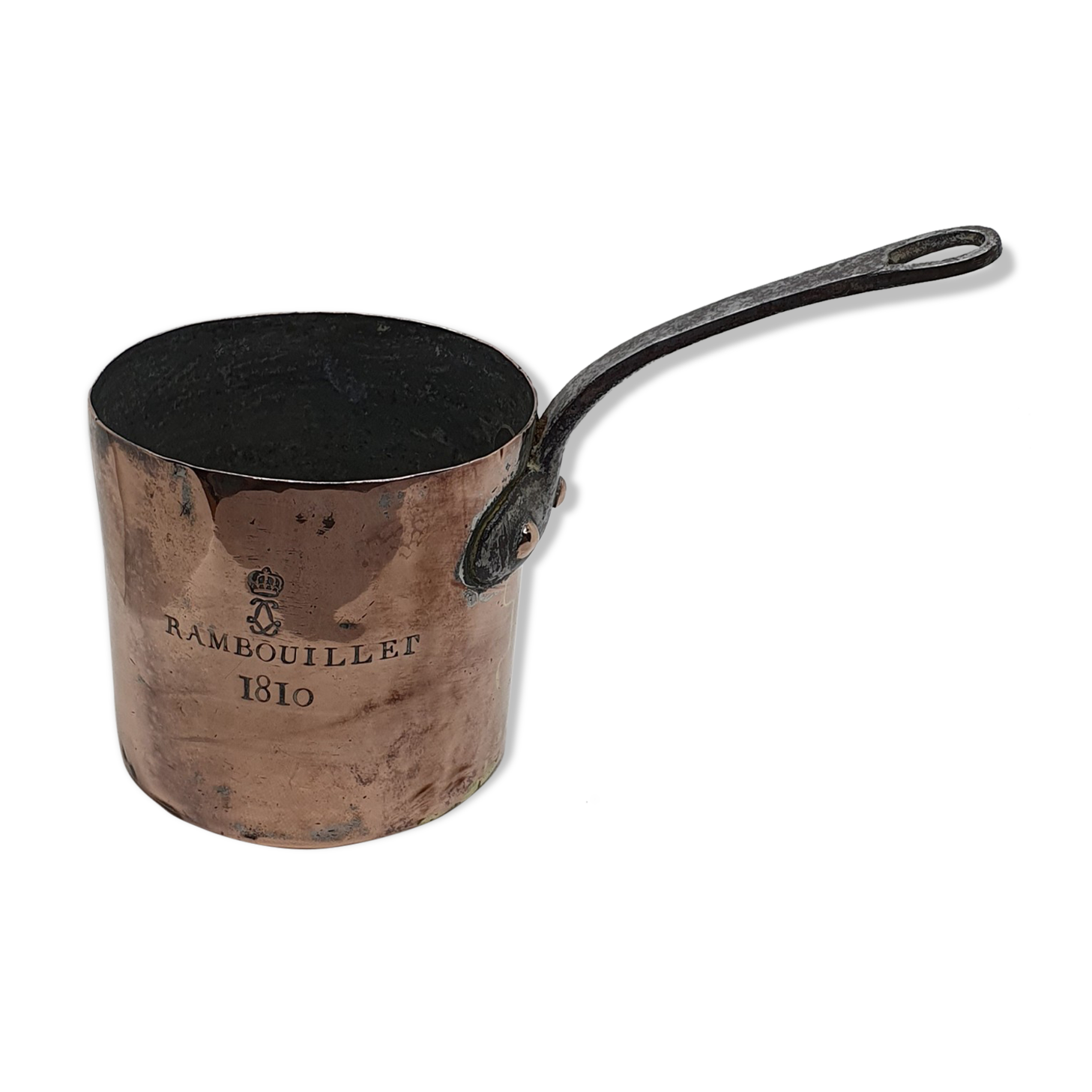 Copper pan of the castle of Rambouillet 1810