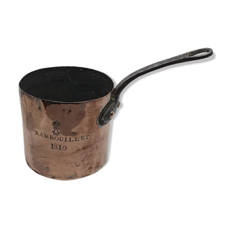 Copper pan of the castle of Rambouillet 1810