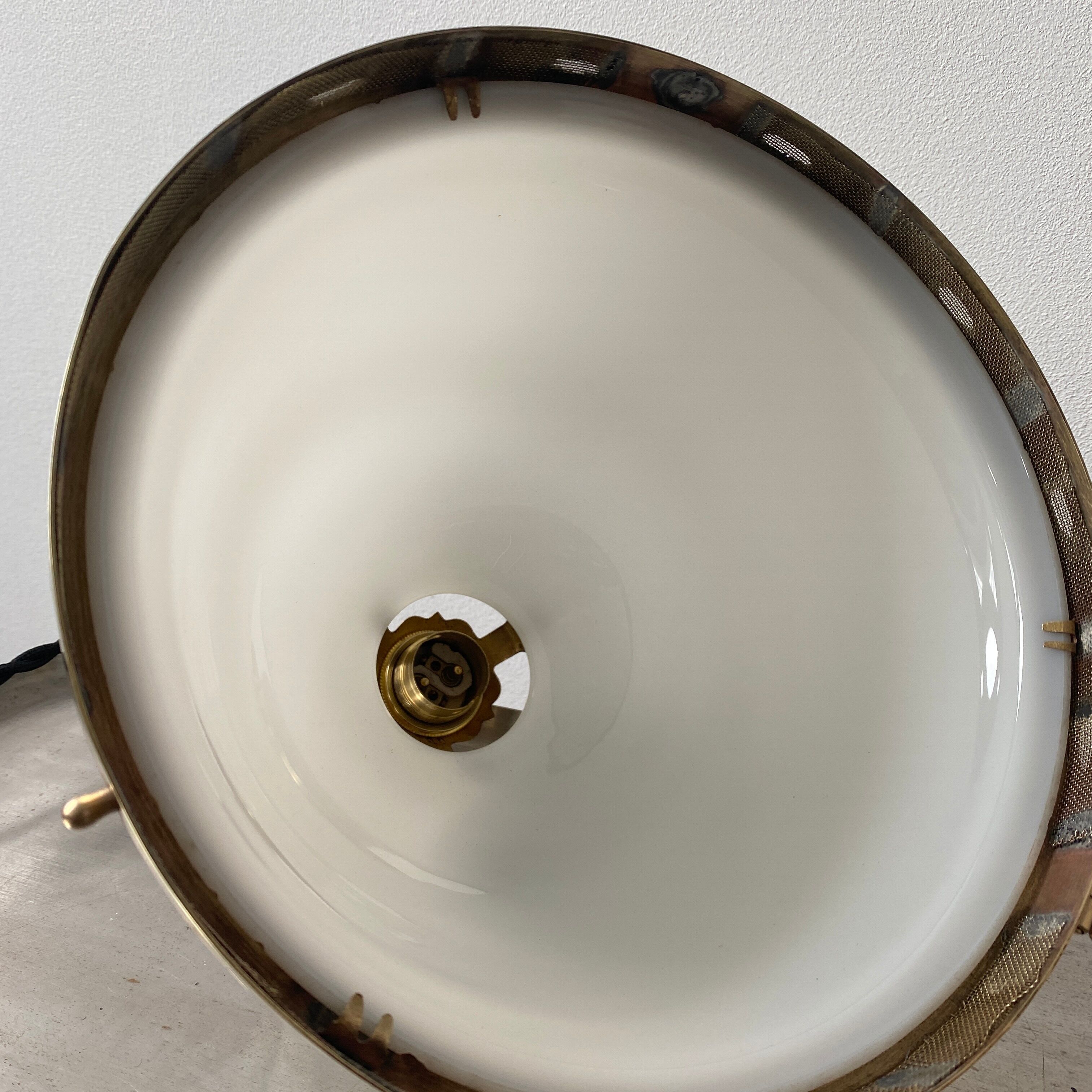 Old vintage hanging in opaline art-deco