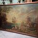 Very important animated marine scene – Oil on canvas in the style of the 18th century.