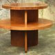 Table à thé Art Déco en noyer