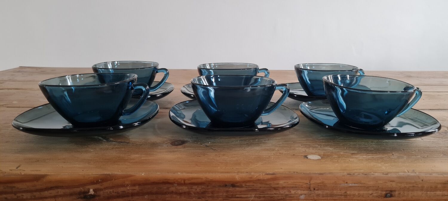Service de 6 tasses à café vereco