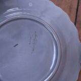 Sarreguemines blue slip plate