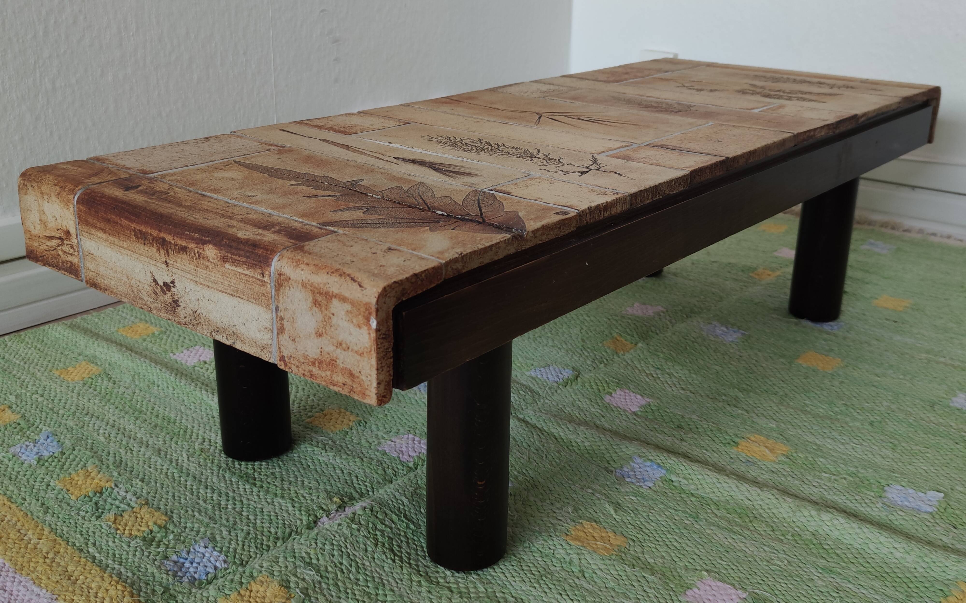 Roger capron coffee table l118cm h33cm l46.5cm perfect condition
