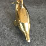 Dolphin vintage solid brass - animal collection brass 12,5 cm