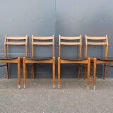 Set of 4 scandinavian chairs