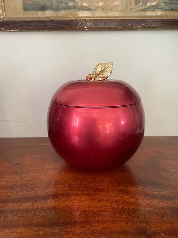 Seau à glace pomme vintage