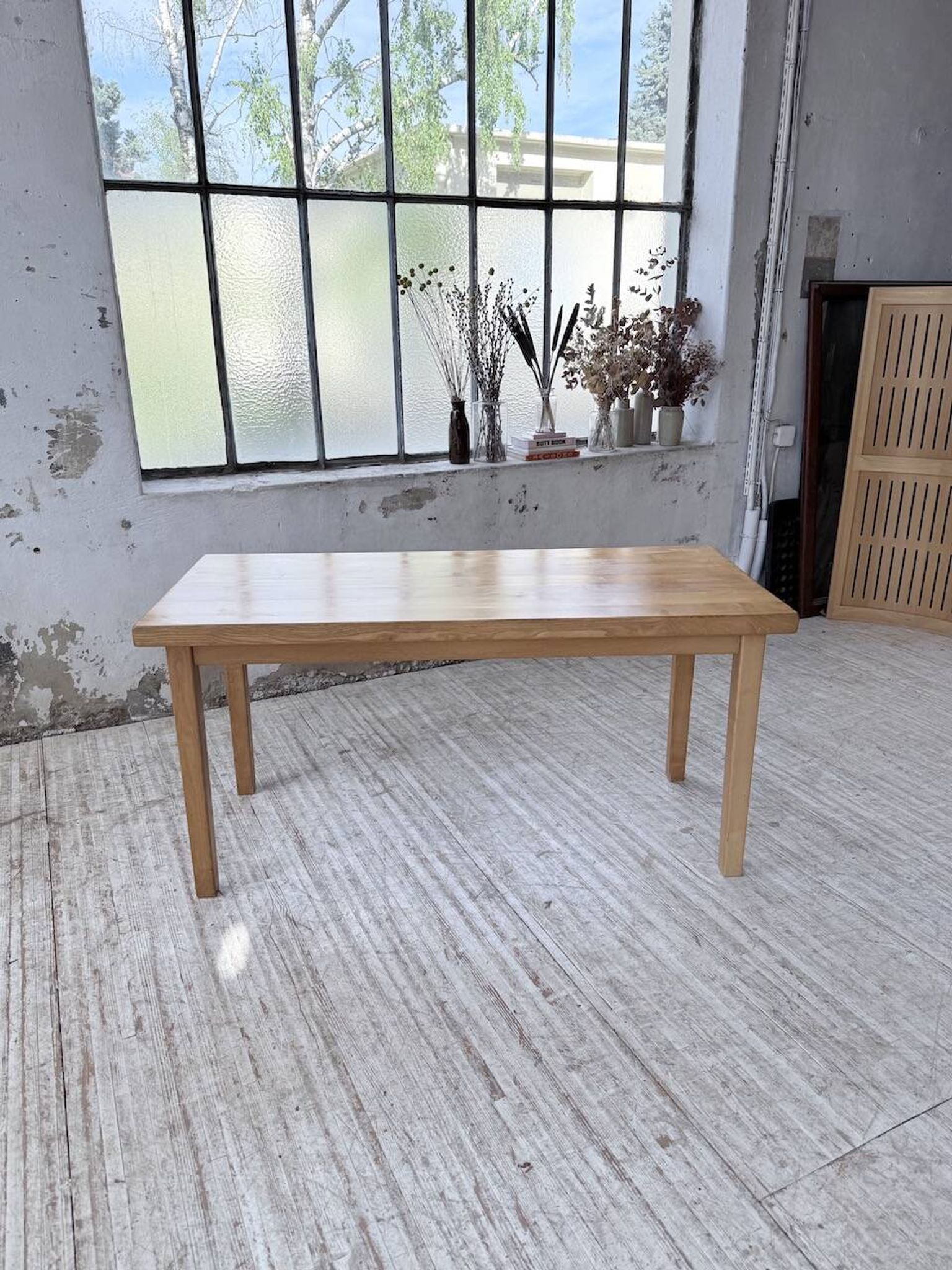 Solid elm farmhouse table 150cm