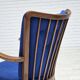 1960s, Danish easy armchair by Fritz Hansen, wool fabric, beech wood.