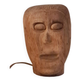 Art brut anthropomorphic lamp