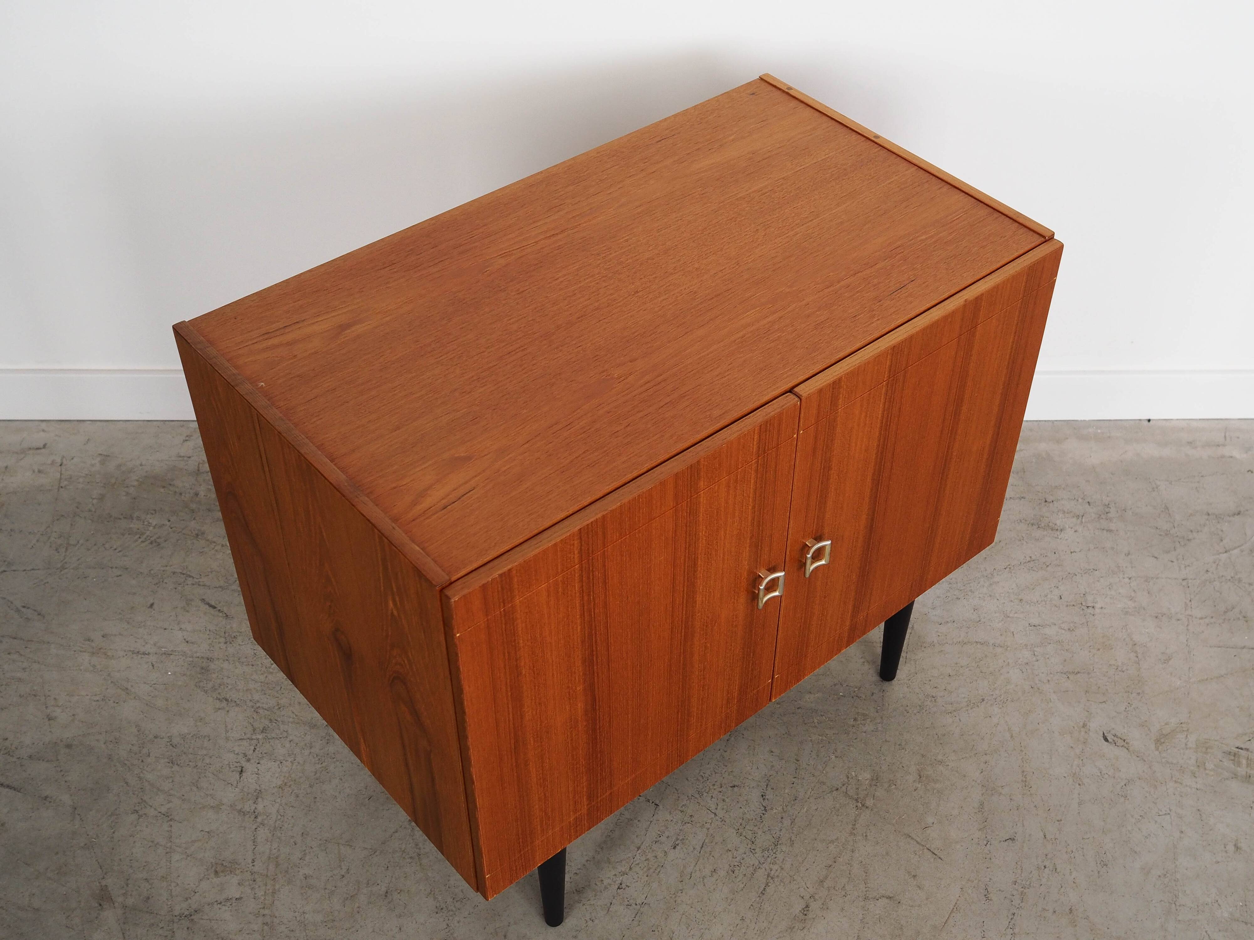 Teak cabinet, Danish design, 1970s, production: Denmark