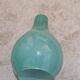 light suspension; Peil&Putzler, emerald green opaline; pear-shaped