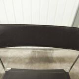 Set of 3 minimalist X line chairs by Niels Jorgen Haugesen.