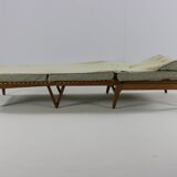 Fauteuil / lit de repos design français du milieu du siècle par George Tigien