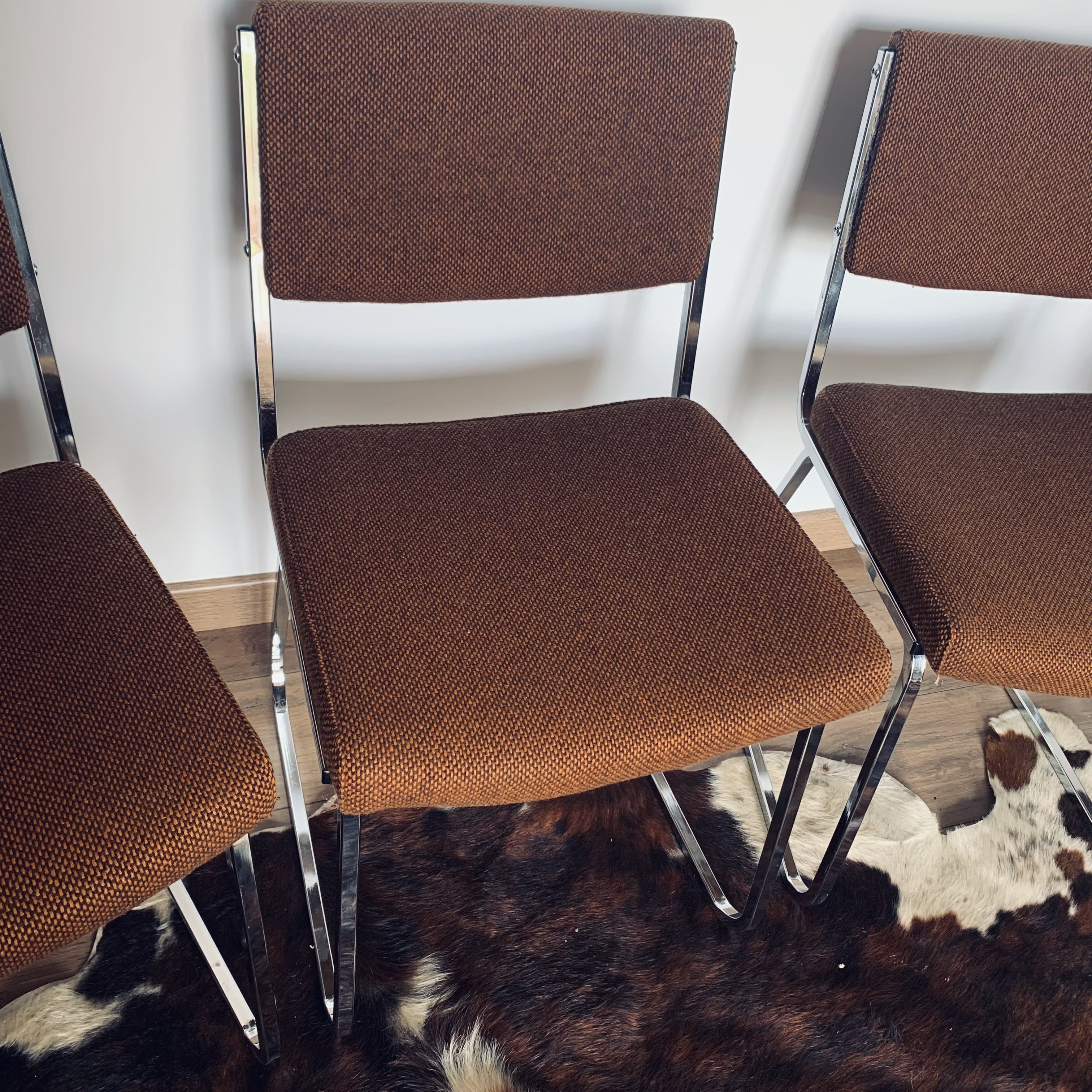 Ensemble de 4 chaises vintage