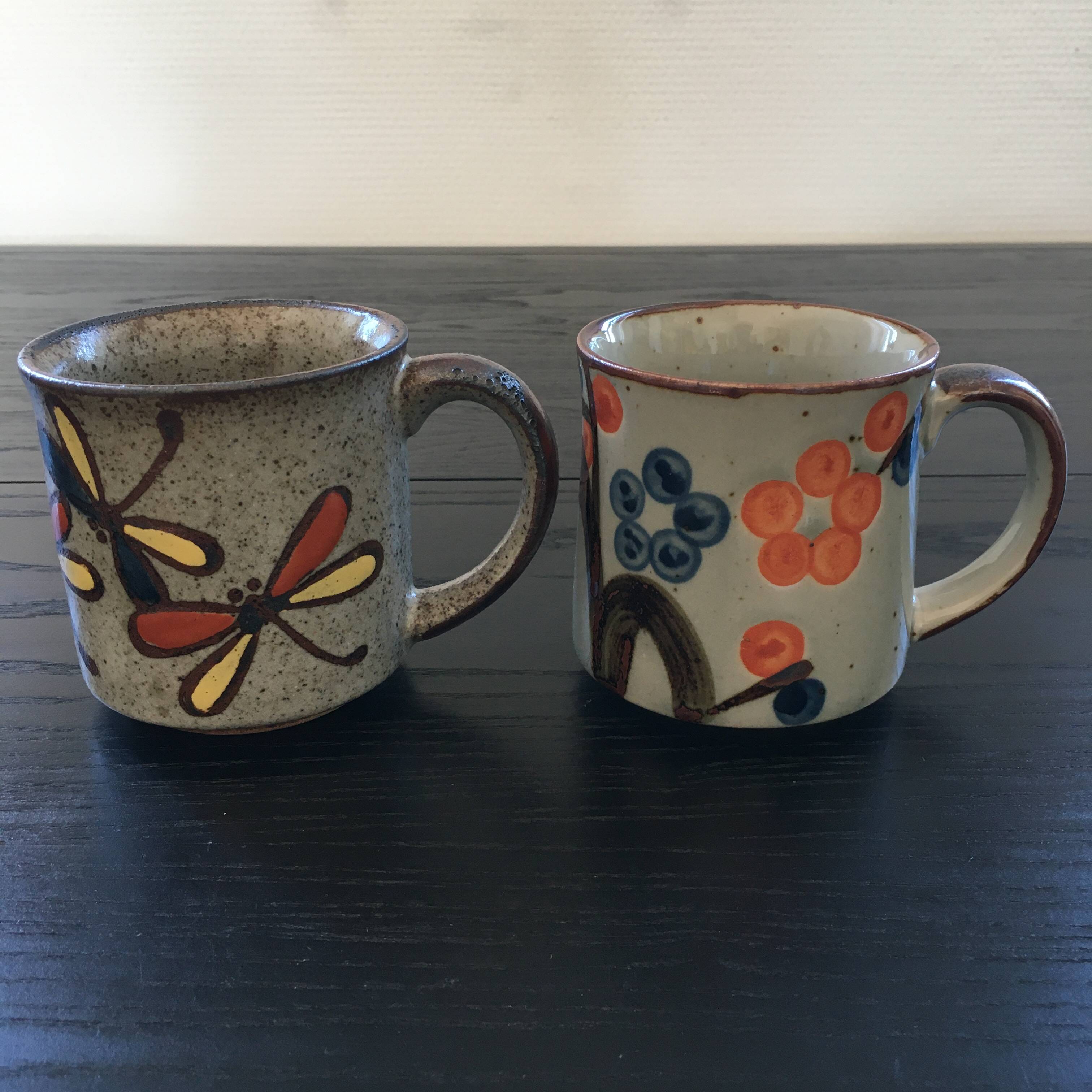 Pair of Scandinavian mugs