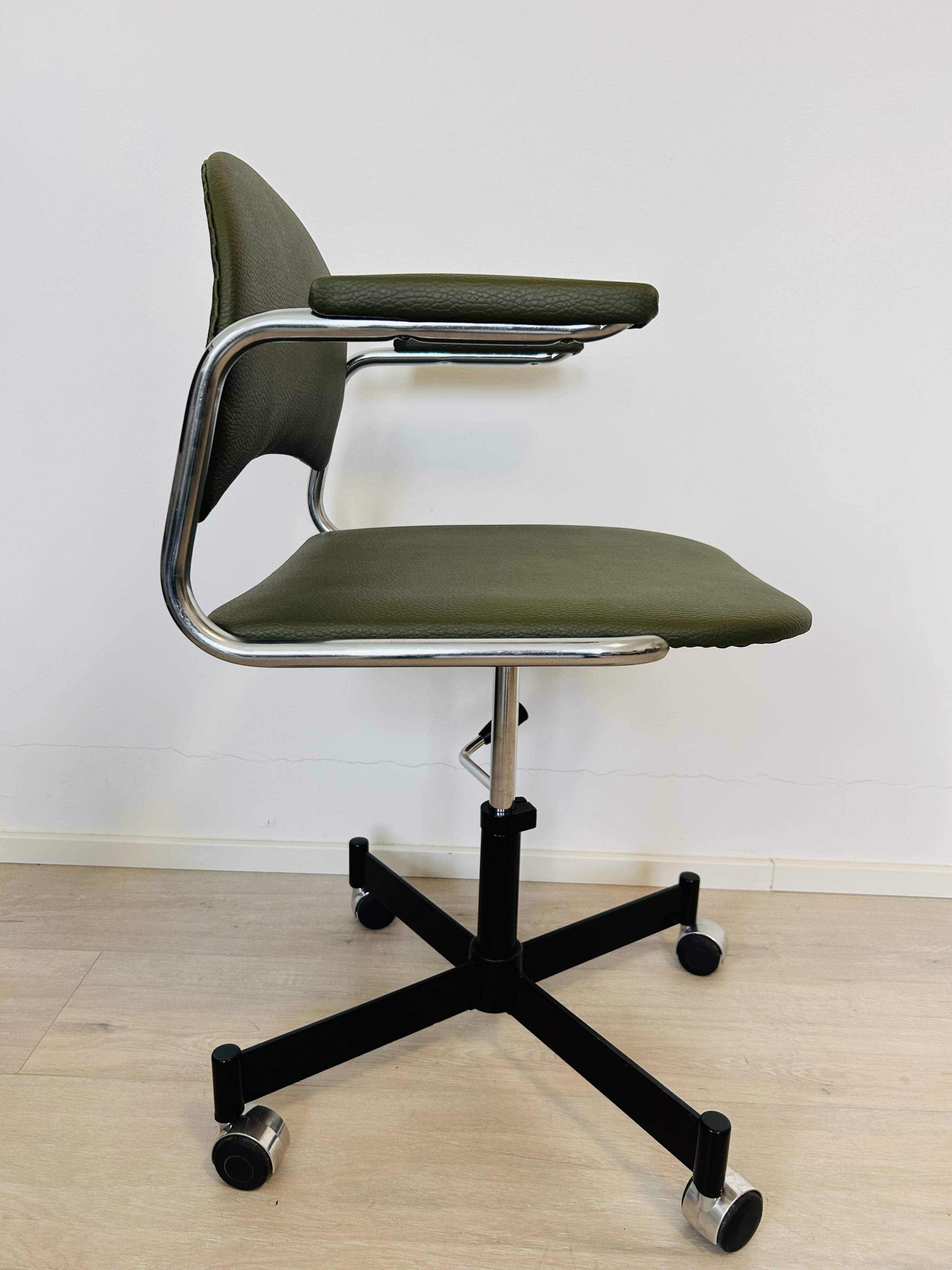 Vintage Fern Grey Office Chair by Kovona from Czechoslovakia 1970’s