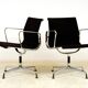Pair of EA108 Eames armchairs for Vitra